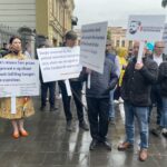 On World Press Freedom Day, representatives of the media held a rally in solidarity with Nika Gvaramia